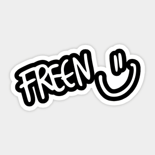 Freen Sarocha Signature Freenbecky Gap the series Sticker